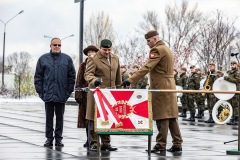 22.11.2024r. Udział uczniów kl. IIc w uroczystości wręczenia i poświęcenia sztandaru Batalionu Dowodzenia Wojsk Obrony Terytorialnej 1