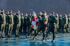 22.11.2024r. Udział uczniów kl. IIc w uroczystości wręczenia i poświęcenia sztandaru Batalionu Dowodzenia Wojsk Obrony Terytorialnej 3