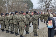 25.02.2025r. Udział klasy 3c w uroczystości upamiętniającej bitwę pod Olszynką Grochowską 1